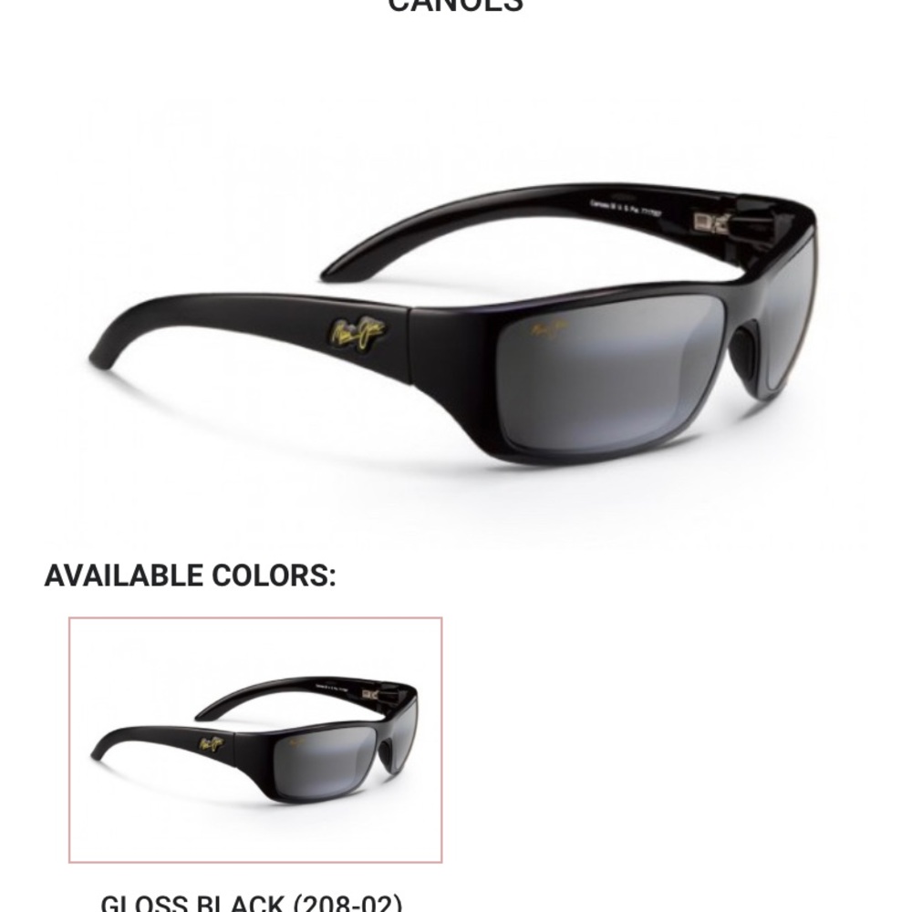 Maui Jim CANOE Sunglasses ~ Brand New w/carry bag